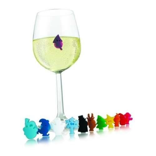 Vacu Vin Party People Glass Markers Set of 12 - Award-Winning